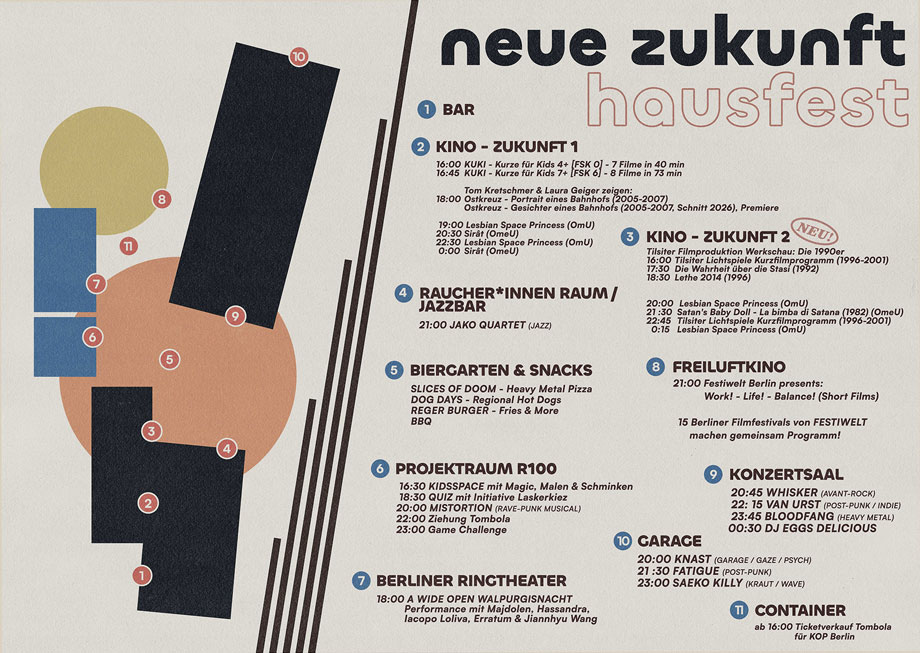 Hausfest Neue Zukunft 2026 Programm